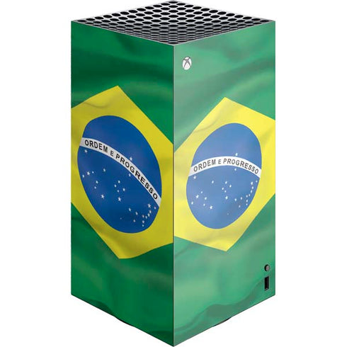 Brazil Flag XBox Series X Digital Edition Console Skin